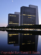 Empire Plaza Towers at Sunset